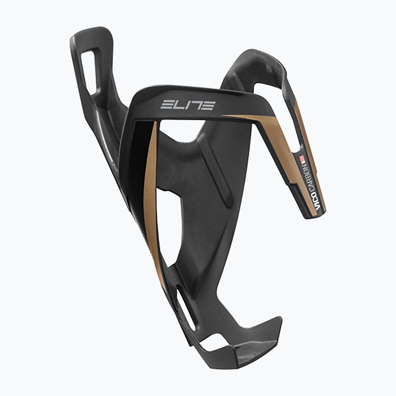 Поставка за бутилка Elite Vico Carbon mat/gold graphic