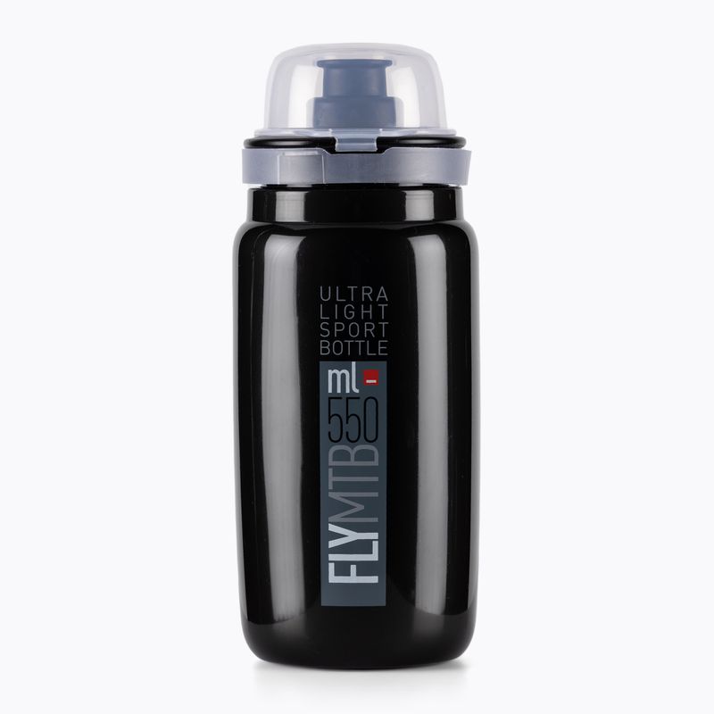 Elite FLY MTB велосипедна бутилка черно-сива EL01604311 2