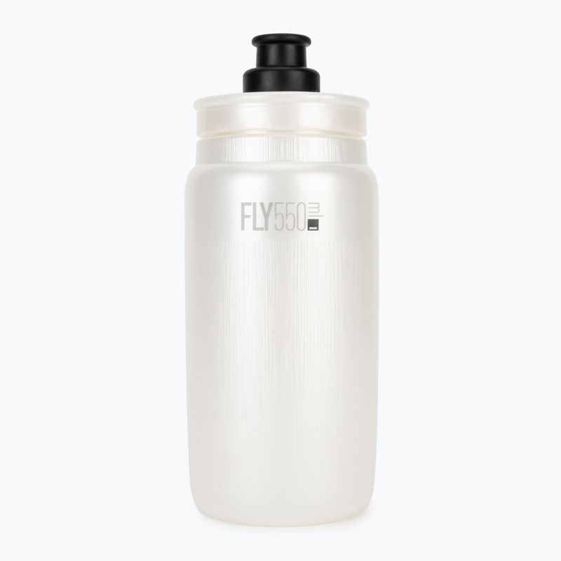 Велосипедна бутилка Elite FLY Tex 550 ml pearl white 2