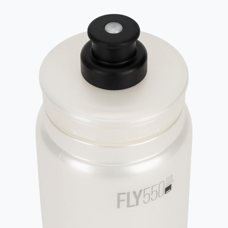 Велосипедна бутилка Elite FLY Tex 550 ml pearl white 5