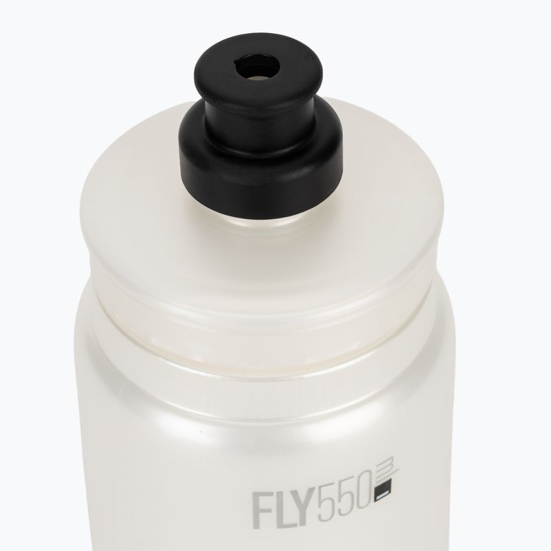 Велосипедна бутилка Elite FLY Tex 550 ml pearl white 6