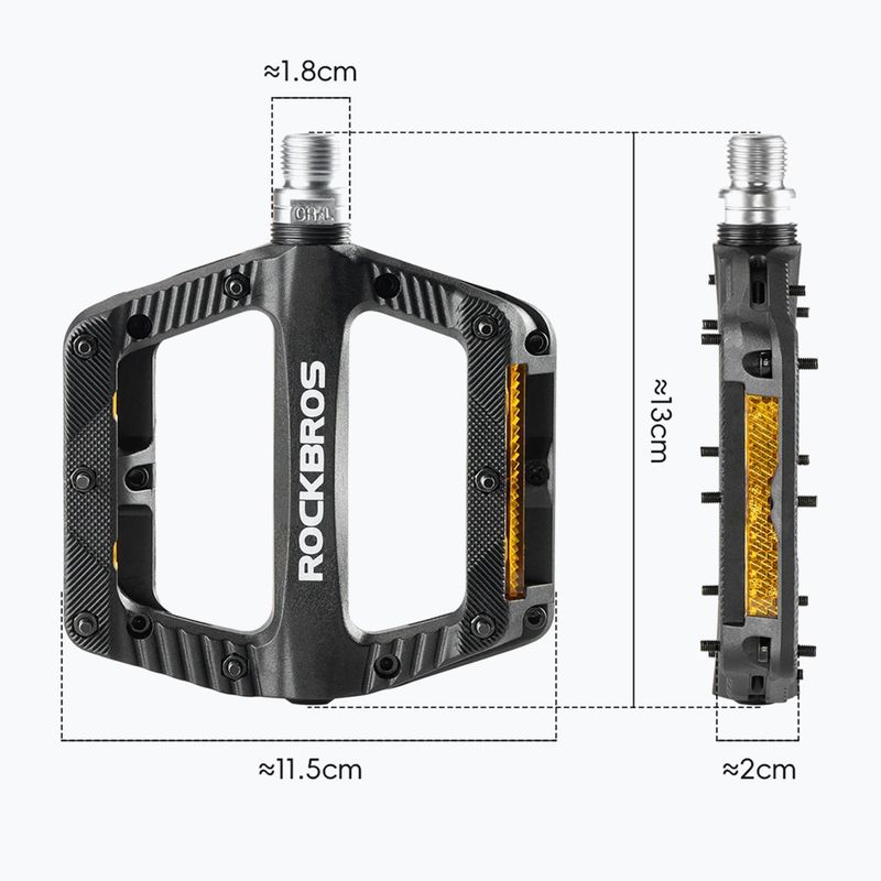 Велосипедни педали  Rockbros 370011001 black 2