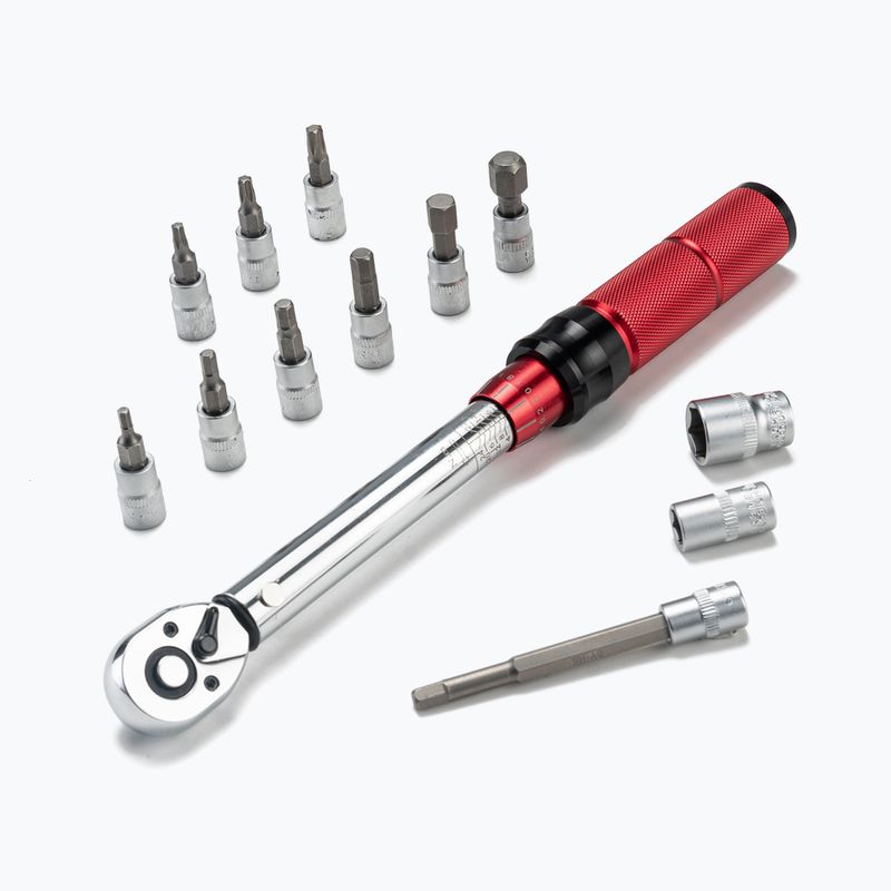 Динамометричен ключ Rockbros 430021001 Bicycle Torque Wrench Set 2-24Nm black/red 2