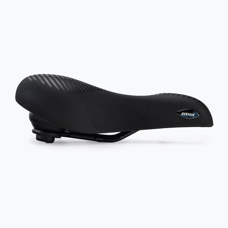 Гел седло за велосипед с еластомери за мъже Selle Royal Classic Moderate 60st. Avenue черно 8466HGCA38096 2