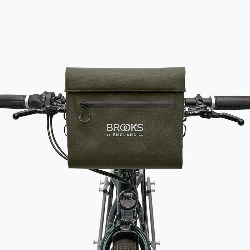 Чанта за кормило на велосипед Brooks England Scape Case 8 l mud green 6