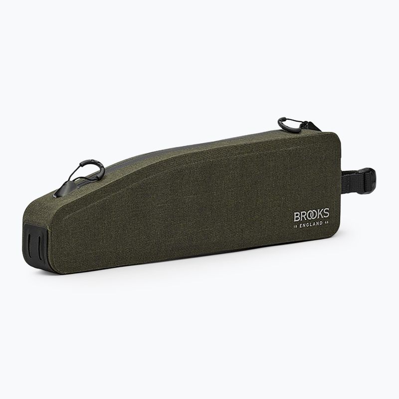 Чанта за рамка на велосипед Brooks England Scape Long Top 1,5 l mud green