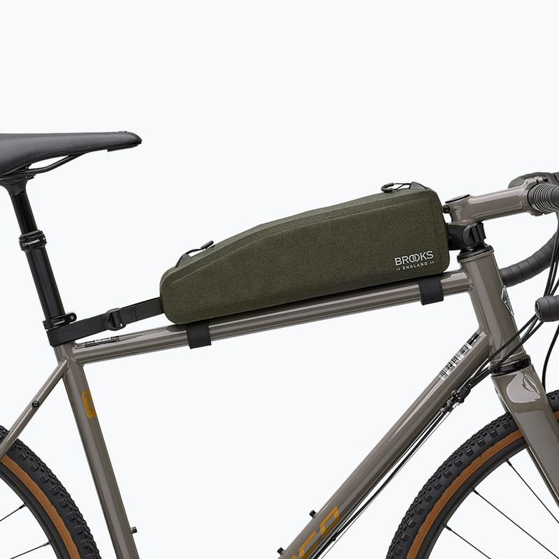 Чанта за рамка на велосипед Brooks England Scape Long Top 1,5 l mud green 4