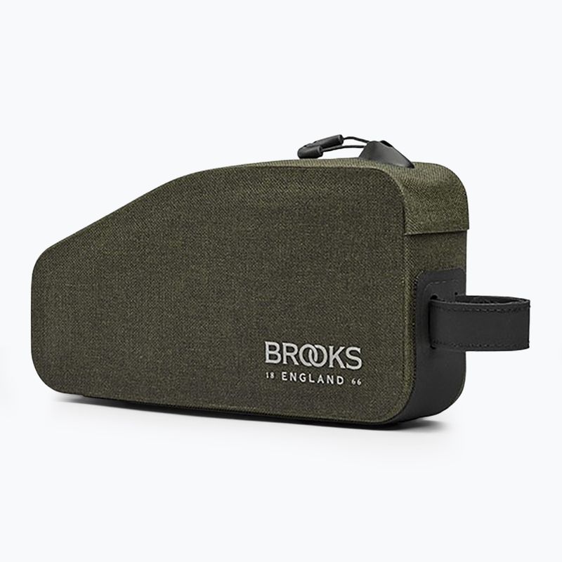 Чанта за рамка на велосипед Brooks England Scape Top Tube with bolts 0,9 l mud green 2