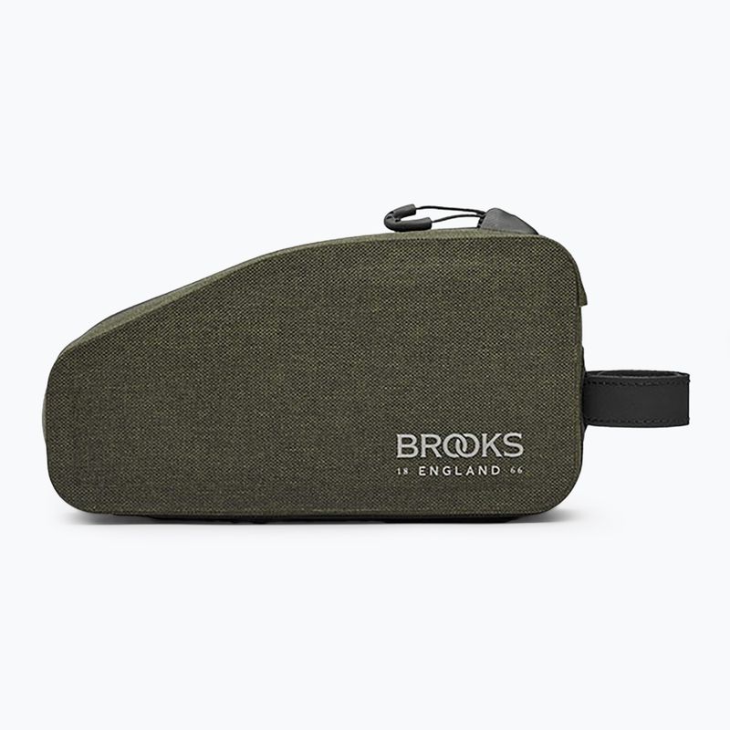 Чанта за рамка на велосипед Brooks England Scape Top Tube with bolts 0,9 l mud green 3