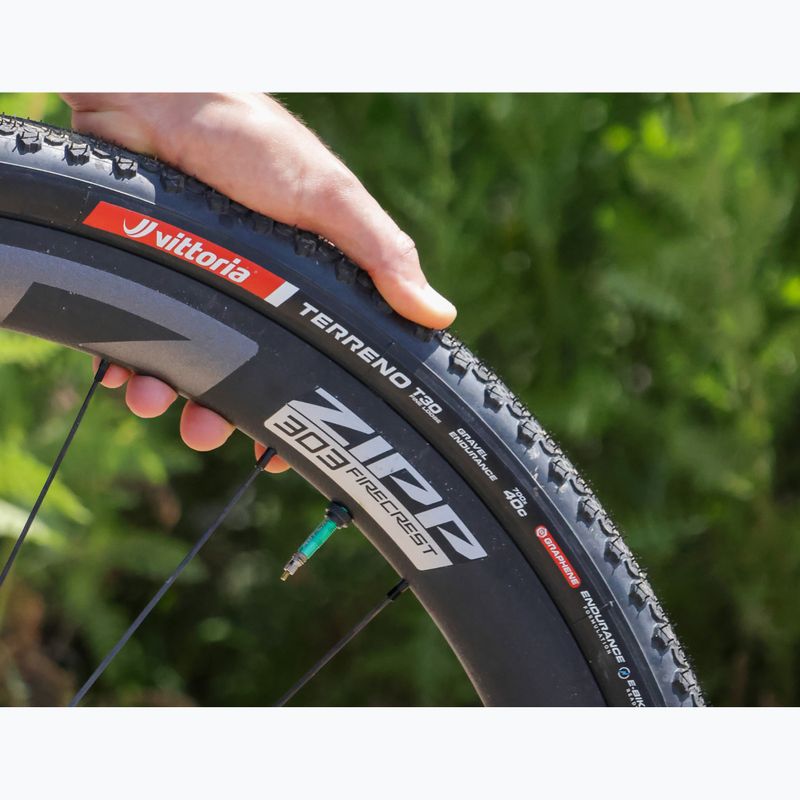 Велосипедна гума Vittoria Terreno T30 G2.0 TLR Gravel Endurance 700x40c black/brown 5