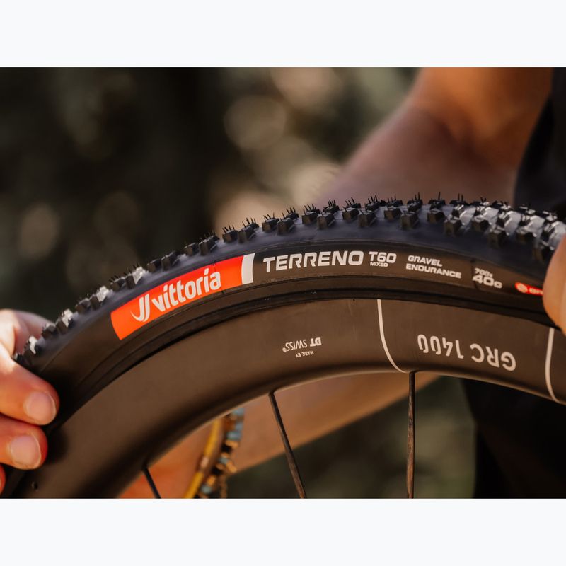 Велосипедна гума Vittoria Terreno T60 G2.0 TLR Gravel Endurance 700x40c black 7