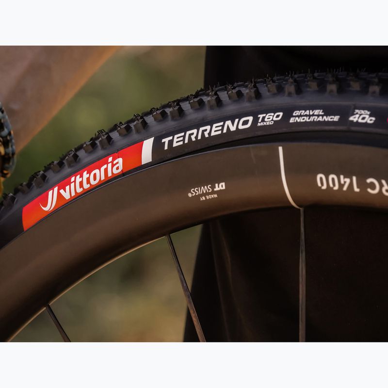 Велосипедна гума Vittoria Terreno T60 G2.0 TLR Gravel Endurance 700x40c black/brown 5