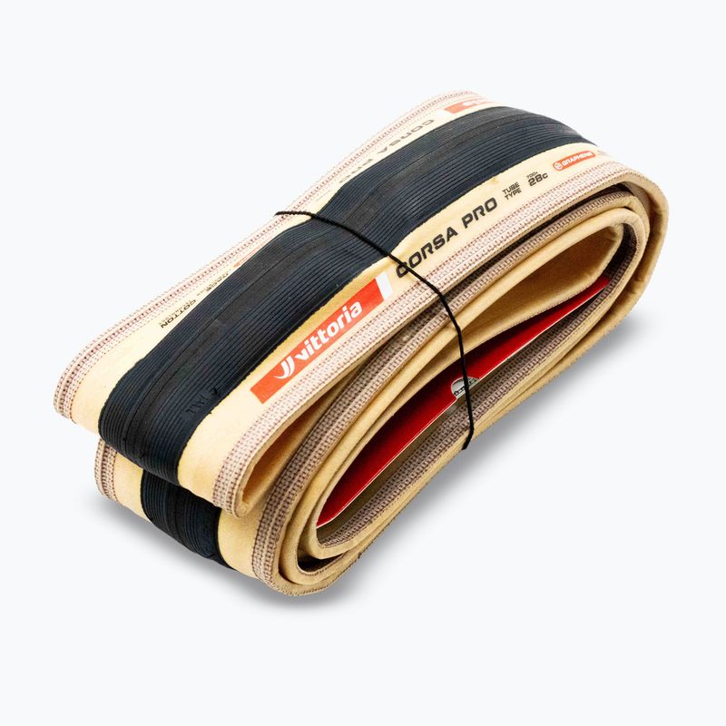 Велосипедна гума Vittoria Corsa Pro G2.0 700 x 28C black/beige 5