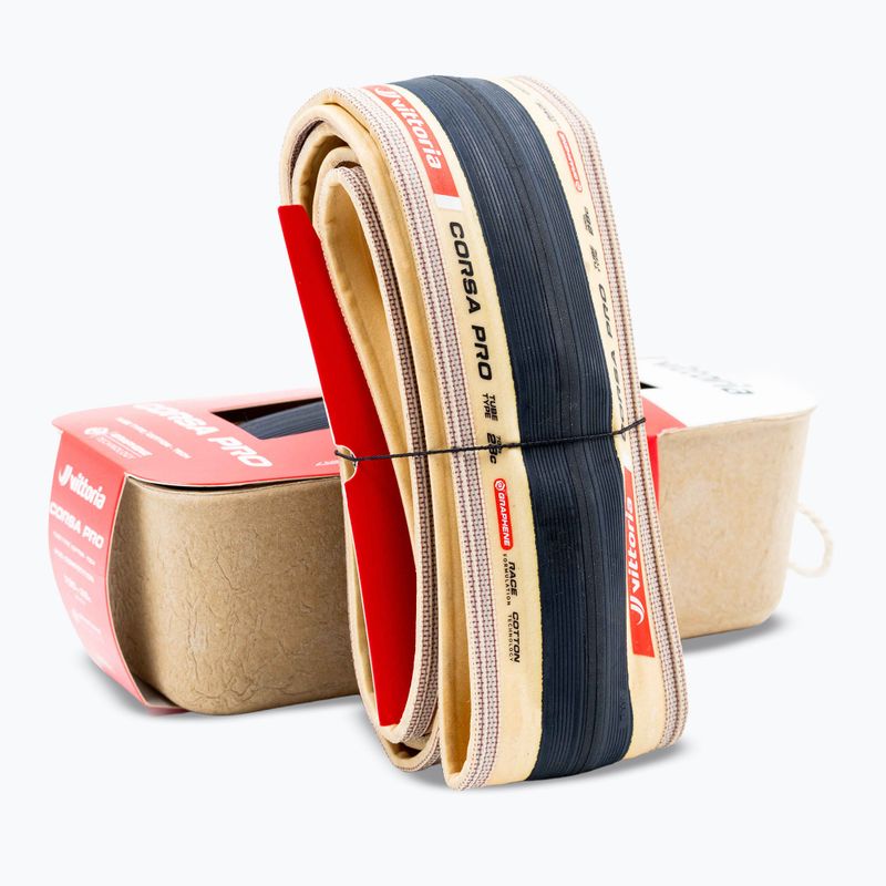 Велосипедна гума Vittoria Corsa Pro G2.0 700 x 28C black/beige 6