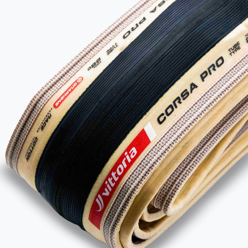 Велосипедна гума Vittoria Corsa Pro G2.0 700 x 30C black/beige 4