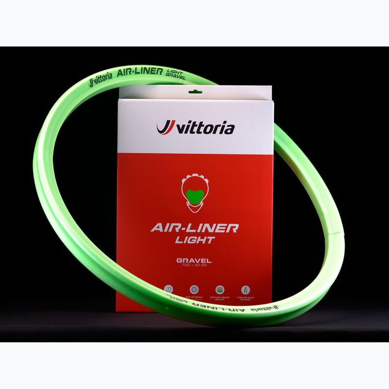 Противопробивна подложка Vittoria AirLiner Light Gravel 700 x 37-40C green 2