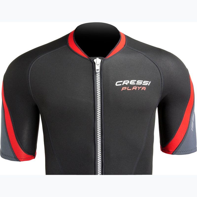 Мъжки неопренов костюм за плуване Cressi Playa Shorty 2.5 mm black/red 5