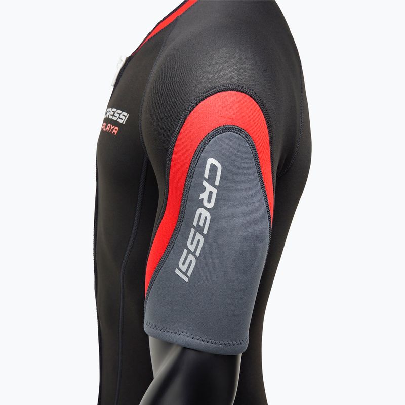 Мъжки неопренов костюм за плуване Cressi Playa Shorty 2.5 mm black/red 7