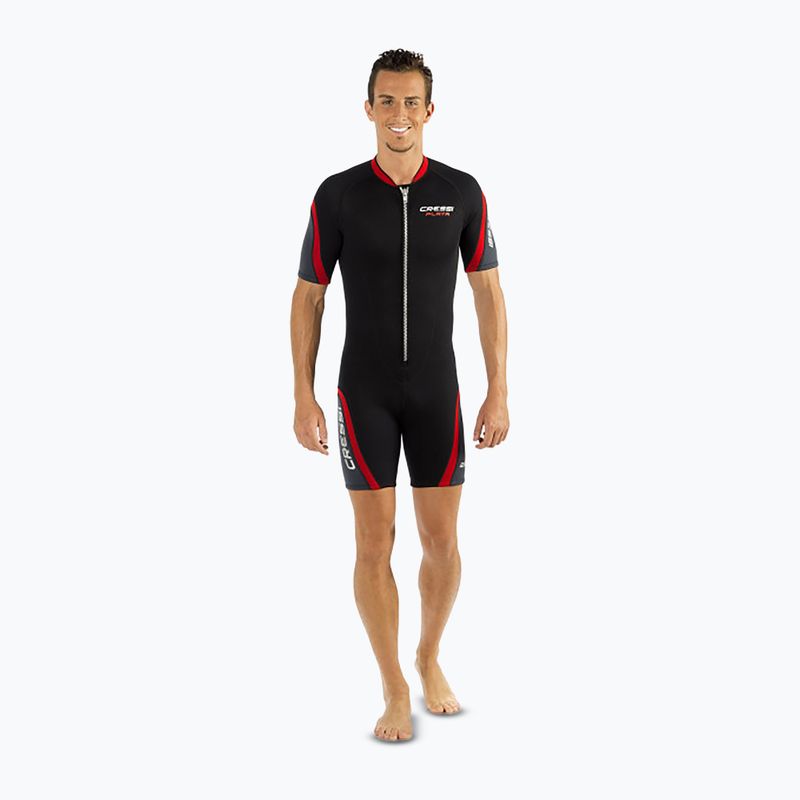 Дамски хидрокостюм Cressi Playa Shorty 2.5 mm black/red 11