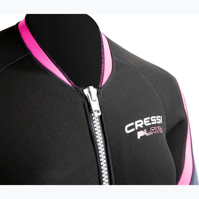 Дамски хидрокостюм Cressi Playa Shorty 2.5 mm black/pink 6