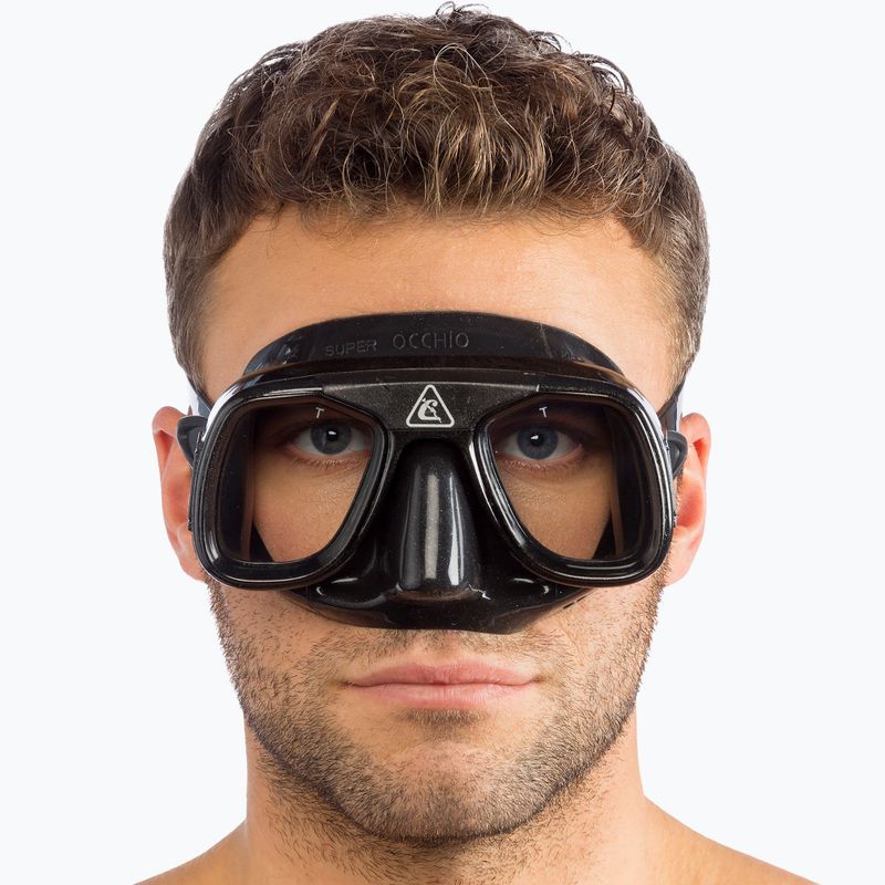 Маска за гмуркане Cressi Superocchio black/black 5