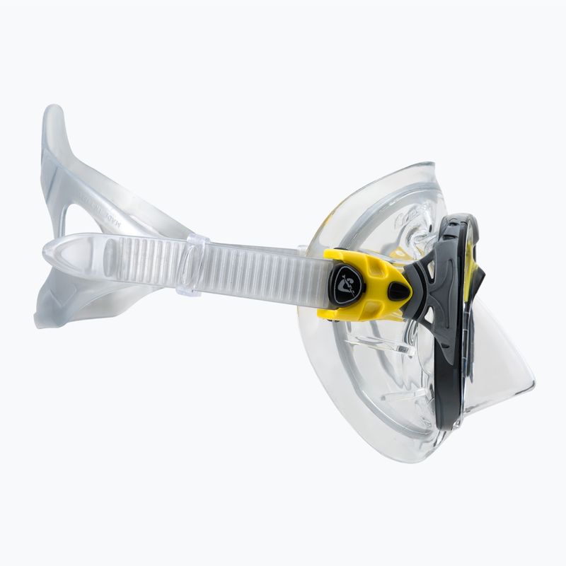 Cressi Big Eyes Evolution маска за гмуркане жълта DS340010 3