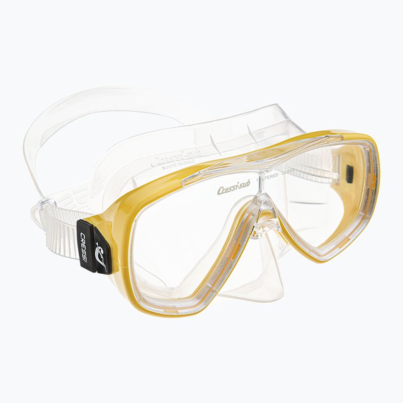 Маска за гмуркане Cressi Onda clear/yellow