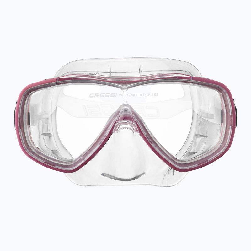 Маска за гмуркане Cressi Onda clear/pink 2