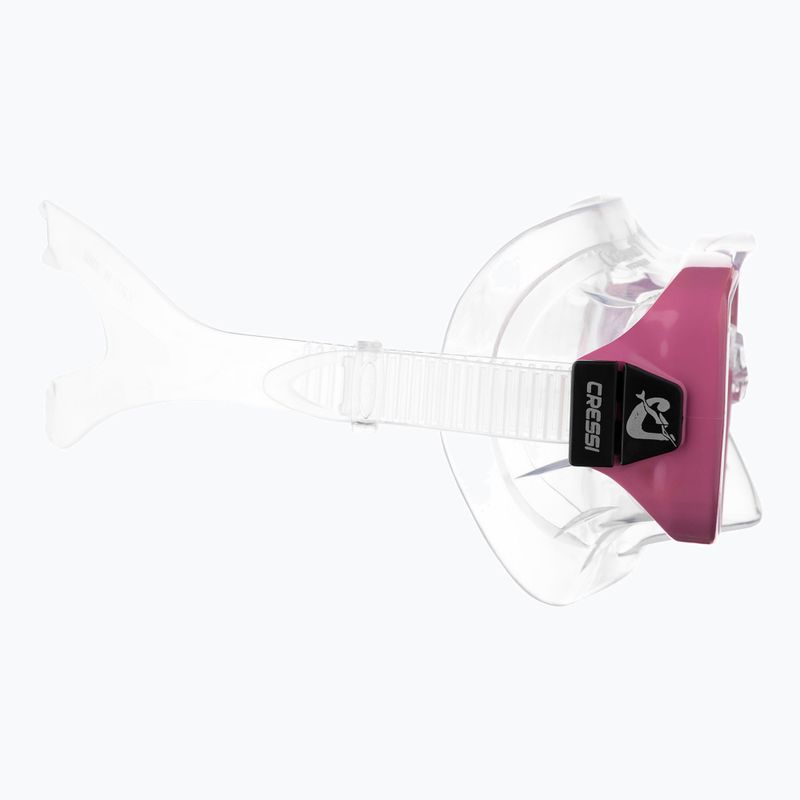 Маска за гмуркане Cressi Onda clear/pink 3