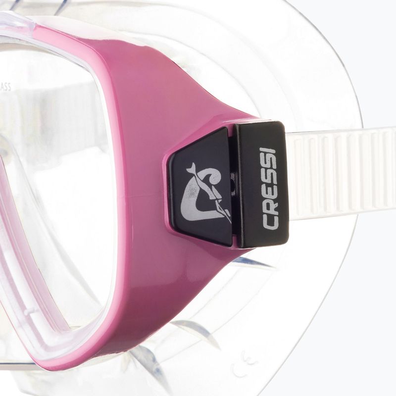 Маска за гмуркане Cressi Onda clear/pink 4