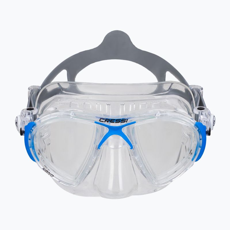 Маска за гмуркане Cressi Nano blue DS360020 2