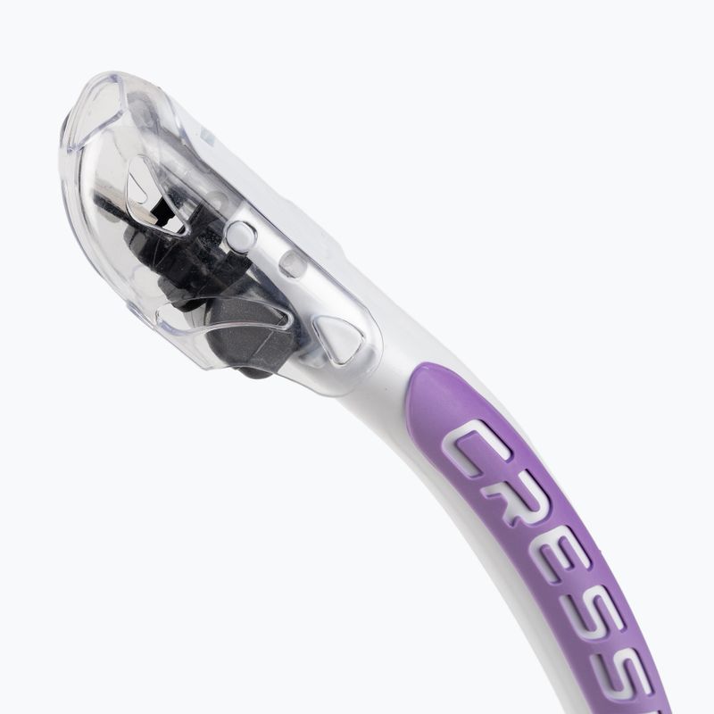Cressi Alpha Ultra Dry прозрачен шнорхел ES258041 2