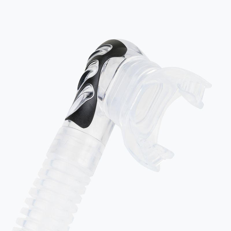 Шнорхел Cressi Alpha Ultra Dry черен/сребърен ES258 3
