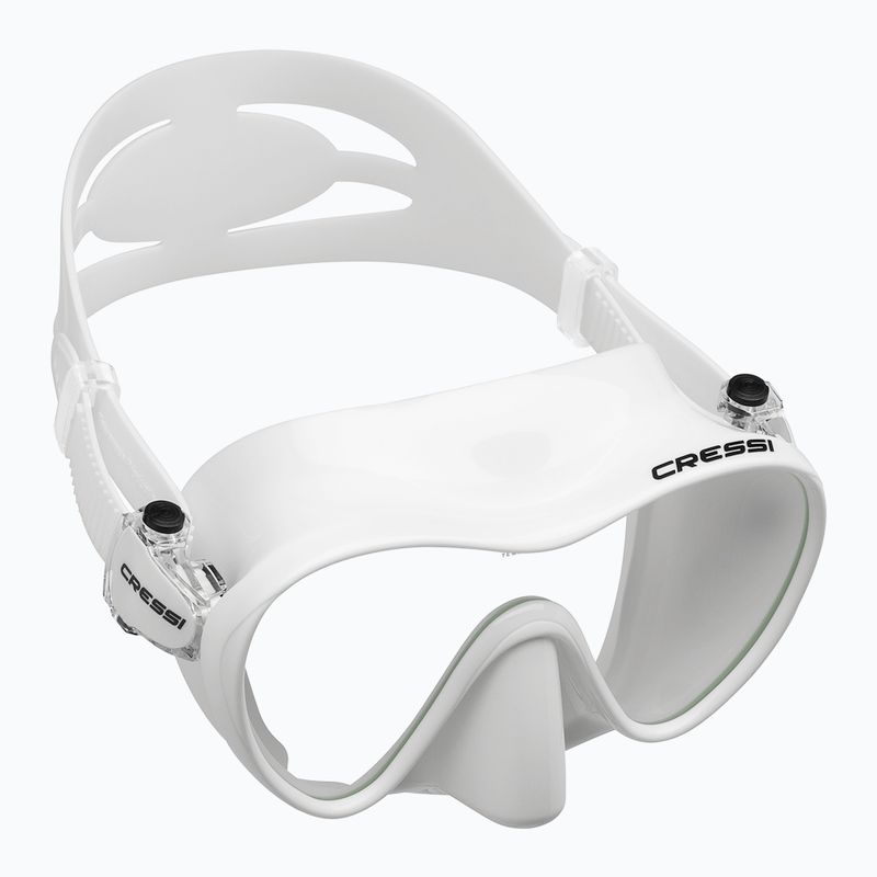 Маска за гмуркане Cressi F1 бяла ZDN283000 6