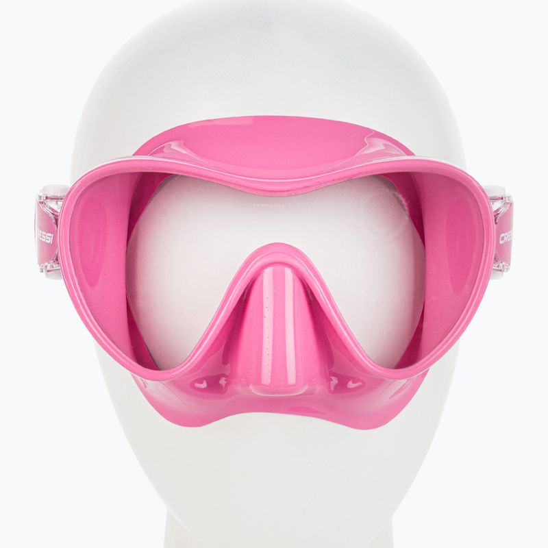 Маска за гмуркане Cressi F1 Small pink ZDN311040 2