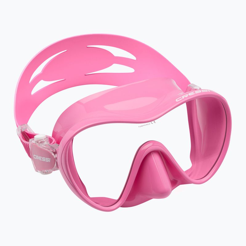 Маска за гмуркане Cressi F1 Small pink ZDN311040 5
