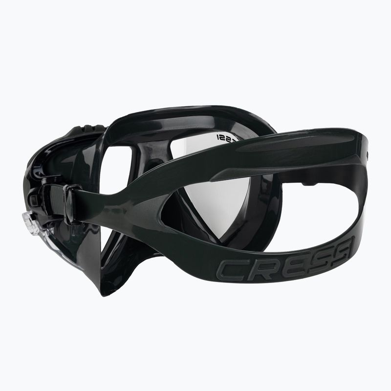 Маска за гмуркане Cressi Matrix зелена DS309850 4