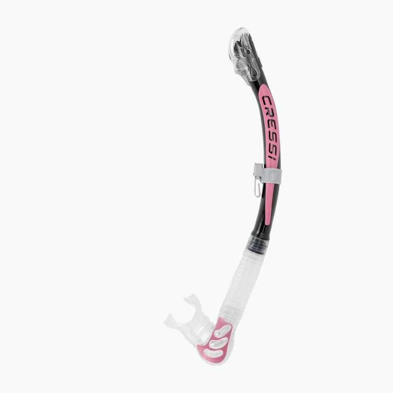 Комплект за гмуркане Cressi Big Eyes Evolution + Alpha Ultra Dry black/pink 3