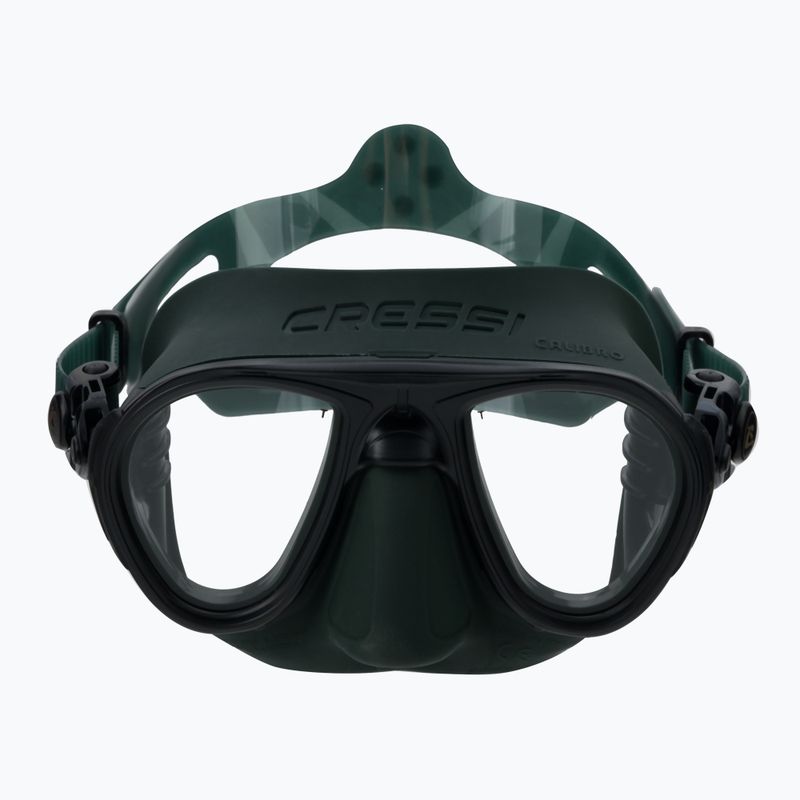 Маска за гмуркане Cressi Calibro зелена DS429850 2