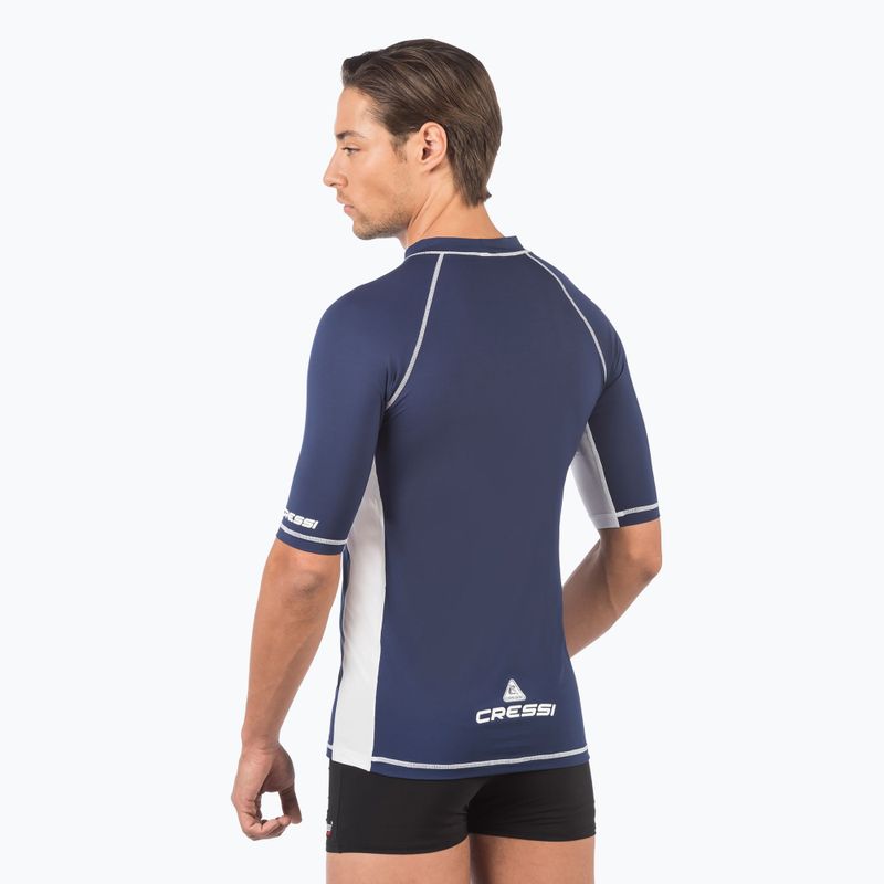 Мъжка тениска за плуване Cressi Rashguard dark blue 2