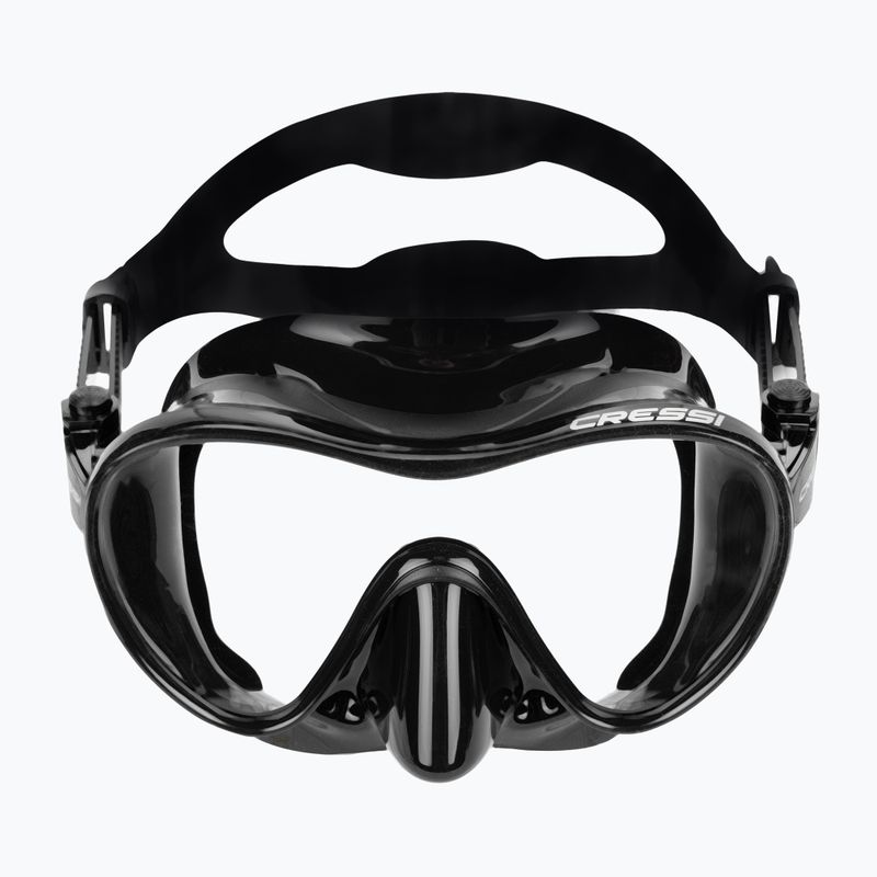 Комплект за гмуркане Cressi F1 + Supernova Dry black 3