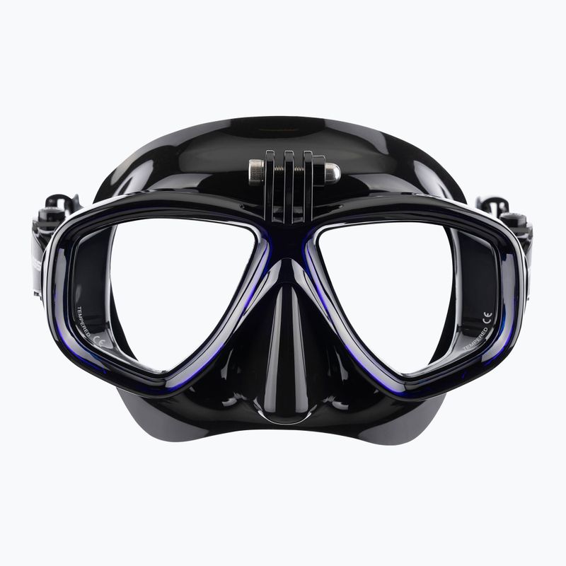 Маска за гмуркане Cressi Action black/blue 2