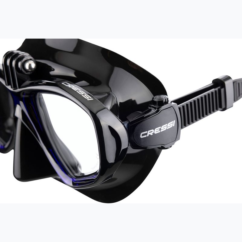 Маска за гмуркане Cressi Action black/blue 3