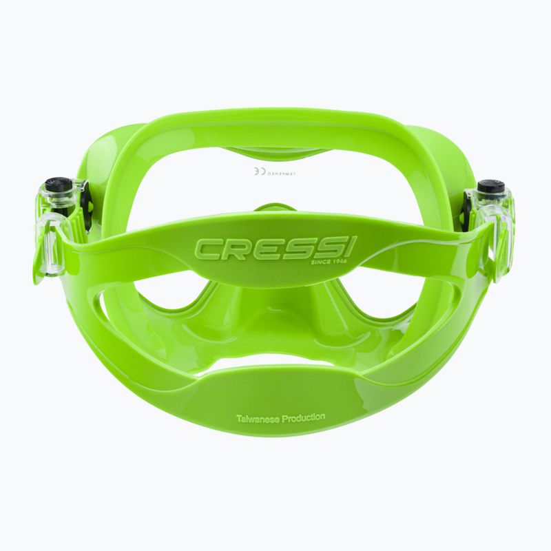 Маска за гмуркане Cressi F1 зелена WDN281067 5