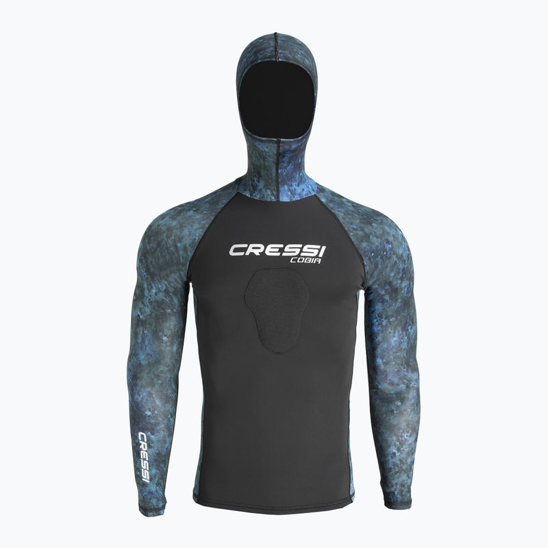 Мъжки дълъг ръкав Cressi Cobia Hunter camo blue за плуване 2