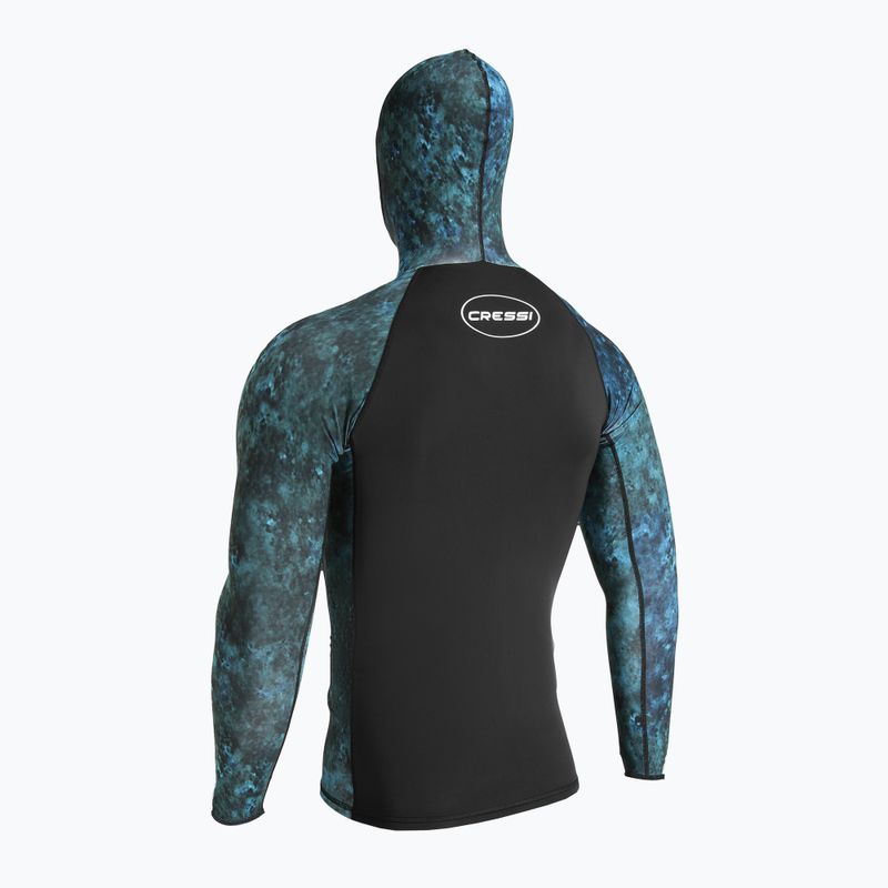 Мъжки дълъг ръкав Cressi Cobia Hunter camo blue за плуване 5
