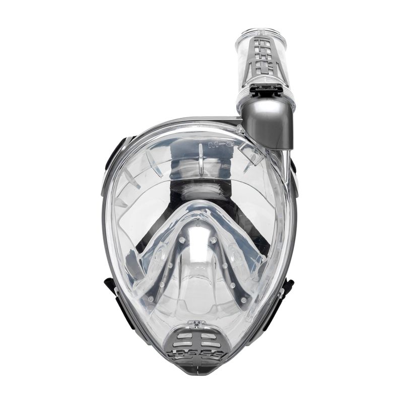 Cressi Duke Dry сива пълнолицева маска за гмуркане с шнорхел XDT000000 2
