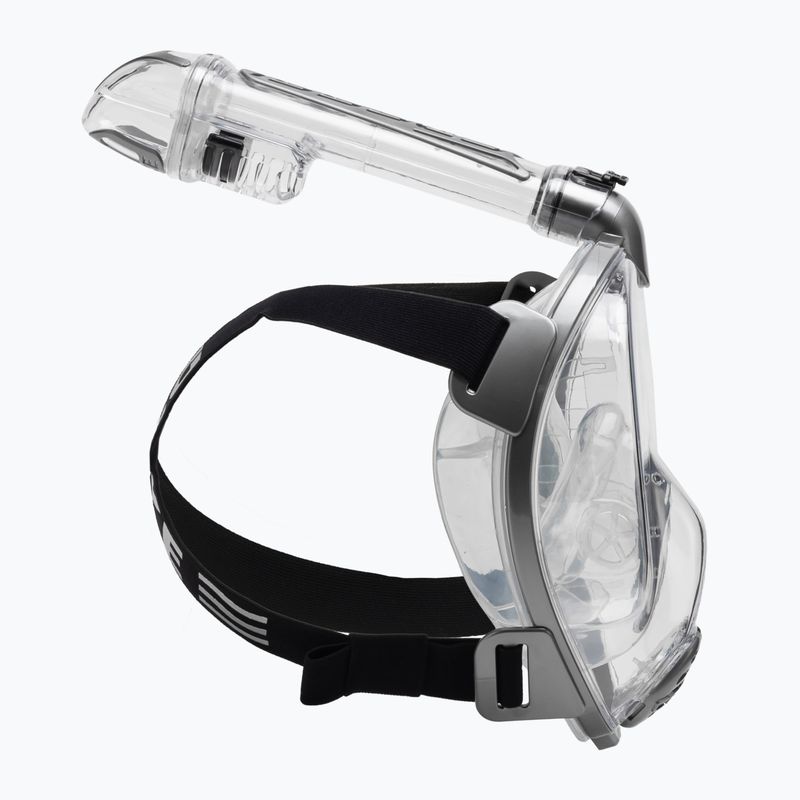 Cressi Duke Dry сива пълнолицева маска за гмуркане с шнорхел XDT000000 3
