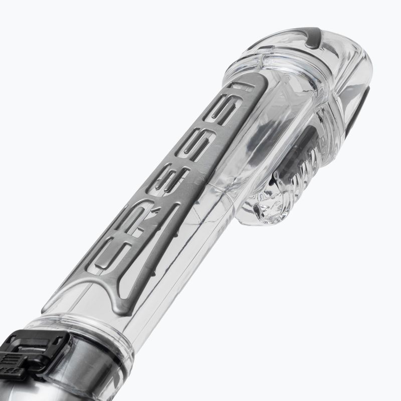 Cressi Duke Dry сива пълнолицева маска за гмуркане с шнорхел XDT000000 4