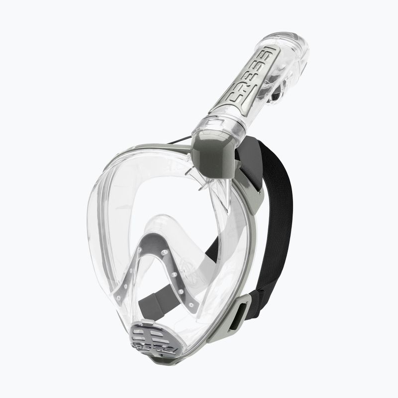 Cressi Duke Dry сива пълнолицева маска за гмуркане с шнорхел XDT000000 5